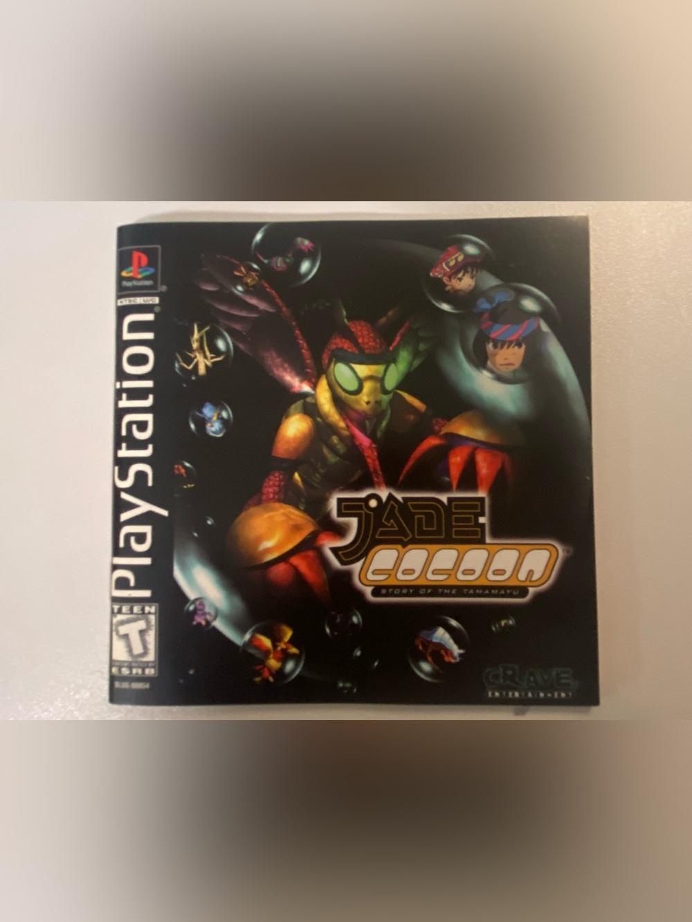 JADE COCOON Story Tamamayu PS1 PlayStation 1 Game Original Manual Booklet *ONLY*
